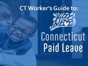 Cover of Worker's Guide to CT Paid Leave webinar deck